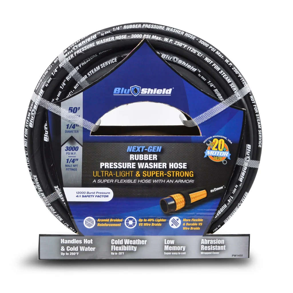 Blushield Rubber hogedrukreiniger slang 06mm x 15mtr - Image 3