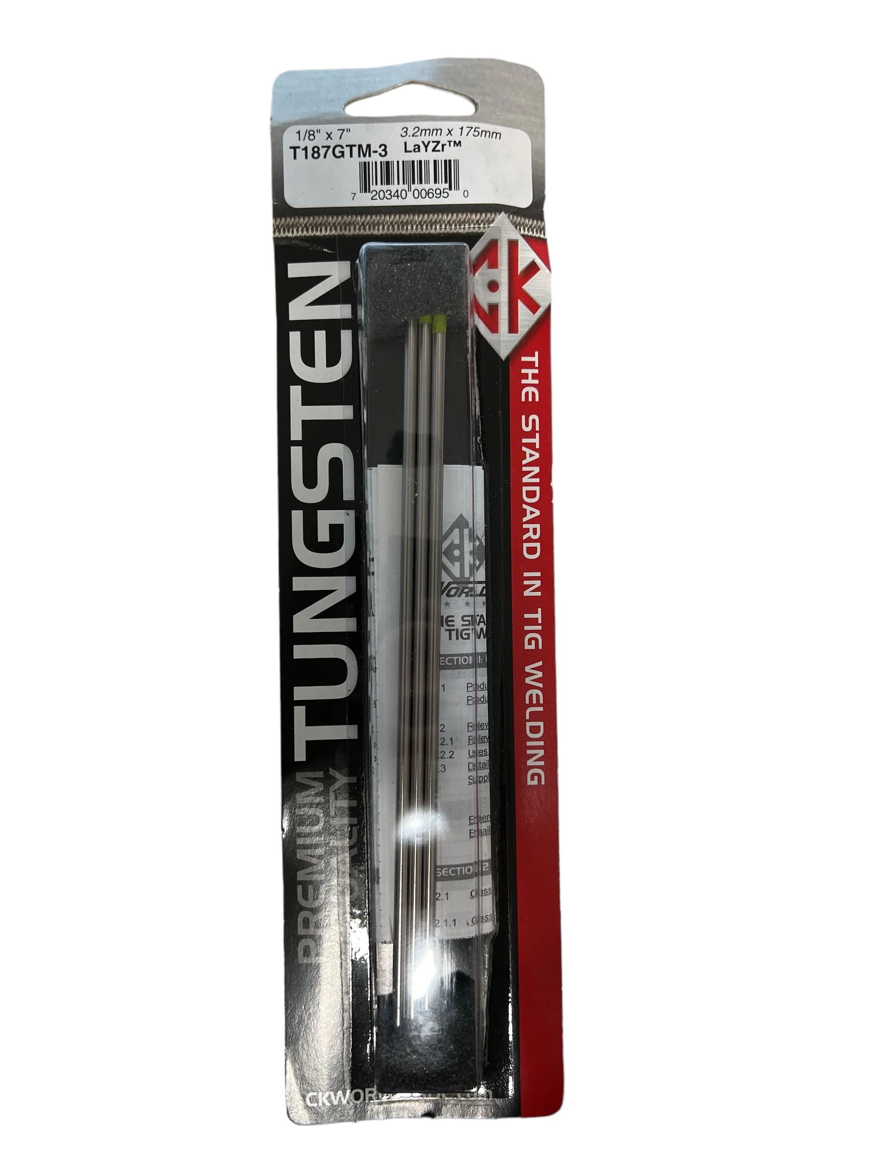 CK Worldwide Tungsten EWG LaYZr™ Chartreuse 1,5% La - Image 7