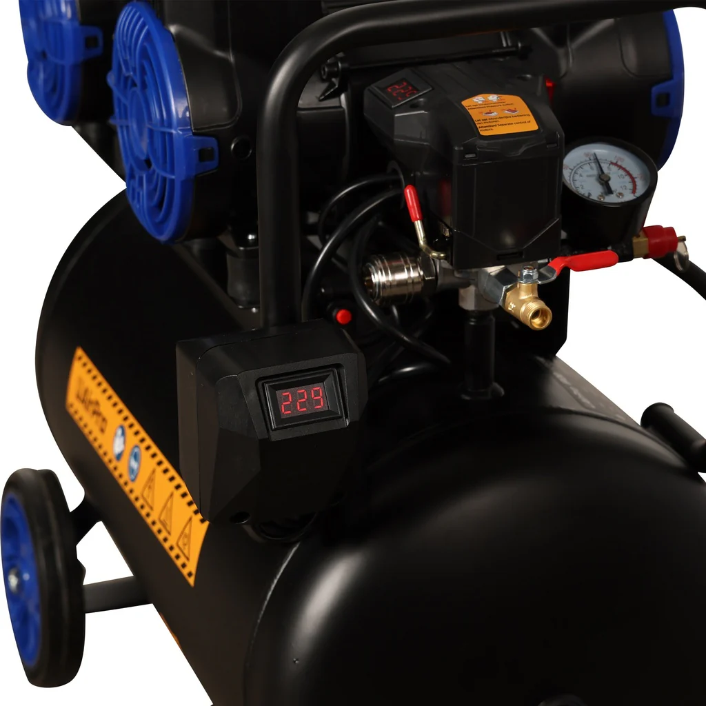 Compressor olievrij 2x1.8pk 40L tank 230V - Image 4
