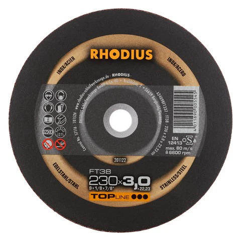 Rhodius FT38 Doorslijpschijf conventioneel - Image 7