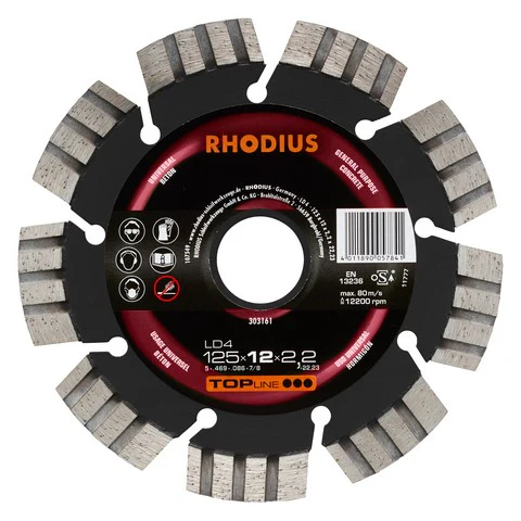 Rhodius LD4 Diamantdoorslijpschijf - Image 2