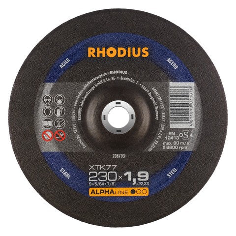 Rhodius XTK77 doorslijpschijf extra dun - Image 2